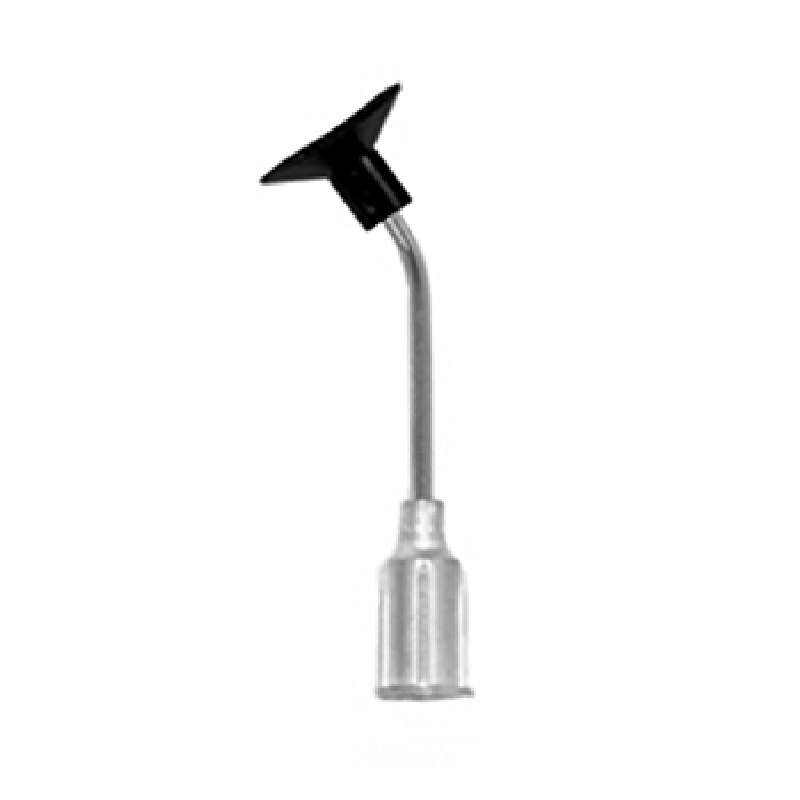 ESD-Safe Bent Metal Probe with a 1/2" Conductive Vacuum Cup, 1" Long